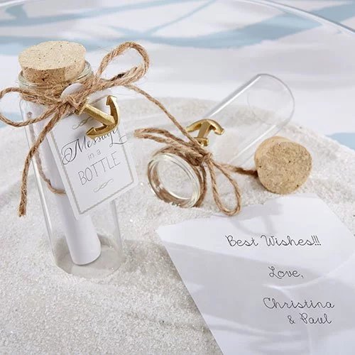 Message in a Bottle Wedding Favours